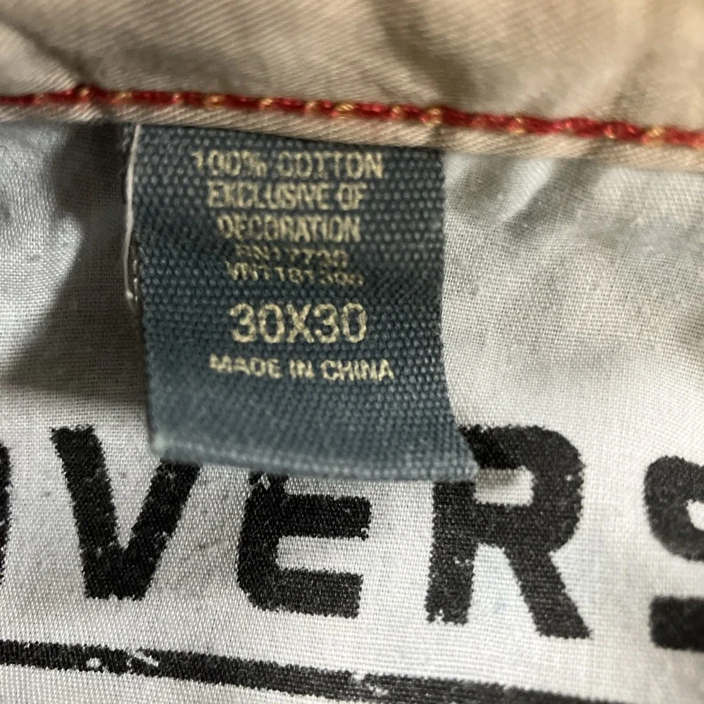 Converse One Star Jeans Mens 30x30 Selvedge Dark Wash Vintage Straight
